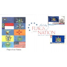 #4310 FOON: New York Flag Combo Edken FDC