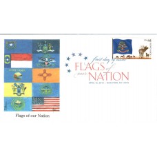 #4312 FOON: North Dakota Flag Edken FDC