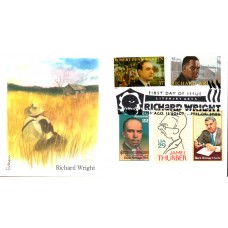 #4386 Richard Wright Combo Edken FDC