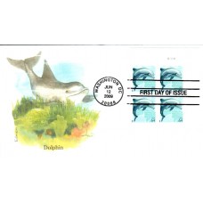 #4388 Dolphin Plate Edken FDC