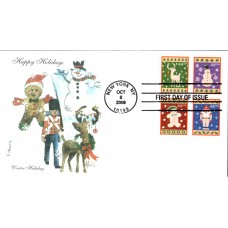 #4425-28 Winter Holidays Edken FDC