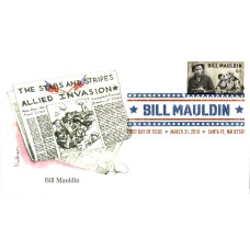 #4445 Bill Mauldin Edken FDC