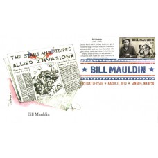 #4445 Bill Mauldin Edken FDC