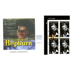 #4461 Katharine Hepburn Plate Edken FDC