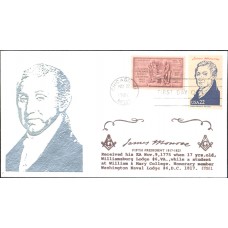 #2216e James Monroe Combo Edsel FDC