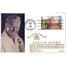 #UX313 Ryman Auditorium Edsel FDC - Husky