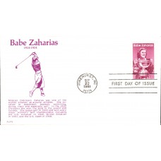 #1932 Babe Zaharias Elite FDC