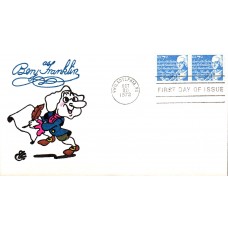 #1393D Benjamin Franklin Ellis FDC