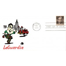 #1397 Fiorello LaGuardia Ellis FDC