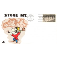 #1408 Stone Mountain Ellis FDC