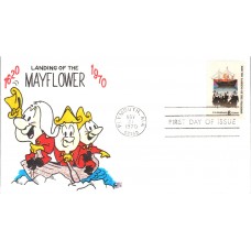 #1420 Pilgrims Landing - Mayflower Ellis FDC