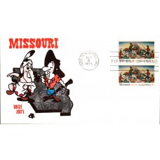 #1426 Missouri Statehood Ellis FDC