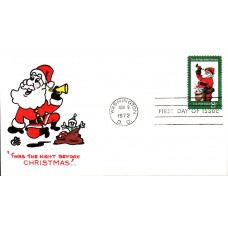 #1472 Santa Claus Ellis FDC