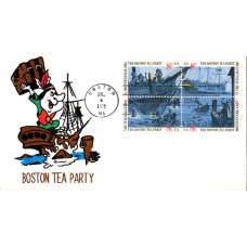 #1480-83 Boston Tea Party Ellis FDC