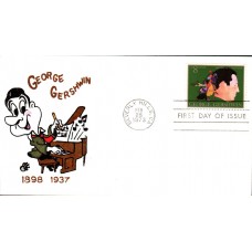 #1484 George Gershwin Ellis FDC