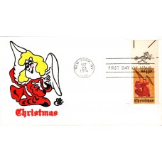 #1550 Christmas Angel Ellis FDC