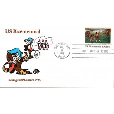 #1563 Battle of Lexington and Concord Ellis FDC