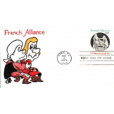 #1753 French Alliance Ellis FDC