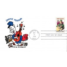 #1755 Jimmie Rodgers Ellis FDC