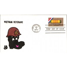 #1802 Vietnam Veterans Memorial Ellis FDC