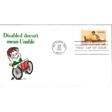 #1925 Disabled Persons Ellis FDC