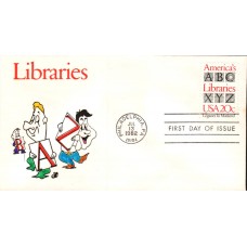 #2015 American Libraries Ellis FDC