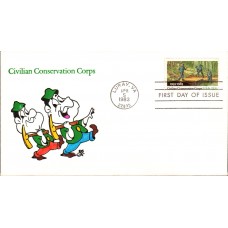 #2037 Civilian Conservation Corps Ellis FDC