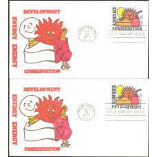 #U584-85 Energy Ellis FDC Set