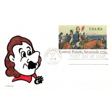 #UX79 Casimir Pulaski Ellis FDC