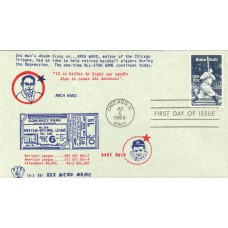 #2046 Babe Ruth Evanscraft FDC