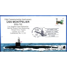 USS Montpelier SSN765 2003 Everett Cover