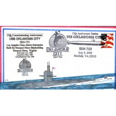USS Oklahoma City SSN723 2003 Everett Cover