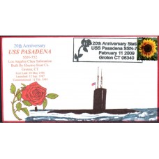 USS Pasadena SSN752 2009 Everett Cover