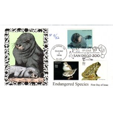 #3105c//n Hawaiian Monk Seal Faircloth FDC