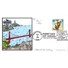 #3183e Transcontinental Phone Line Faircloth FDC