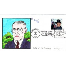 #3183k Woodrow Wilson Faircloth FDC