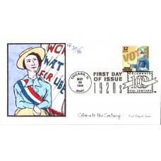 #3184e Women's Suffrage Faircloth FDC