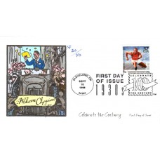 #3185j Jesse Owens Faircloth FDC