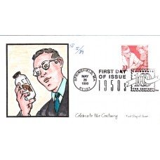 #3187a Polio Vaccine Faircloth FDC