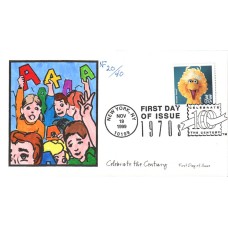 #3189c Sesame Street Faircloth FDC