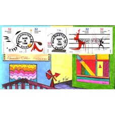 #3198-3202 Alexander Calder Faircloth FDC