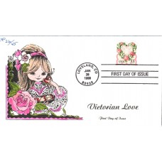 #3274 Victorian Love Faircloth FDC