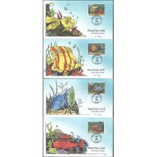 #3317-20 Aquarium Fish Faircloth FDC Set