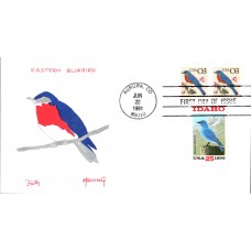 #2478 Eastern Bluebird Combo Faith FDC