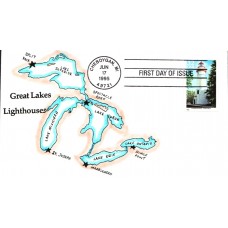 #2972 Marblehead Lighthouse Finger Lakes FDC