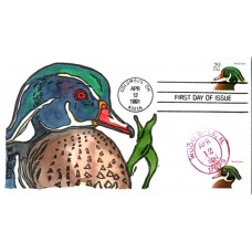 #2484-85 Wood Duck Finnerty FDC