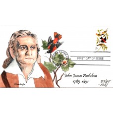 #3650 John James Audubon Fisher FDC