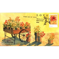 #3898 Love - Bouquet Fisher FDC