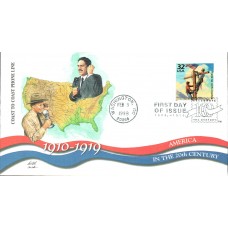 #3183e Transcontinental Phone Line Fleetwood FDC