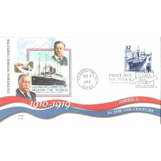 #3183f Panama Canal Fleetwood FDC